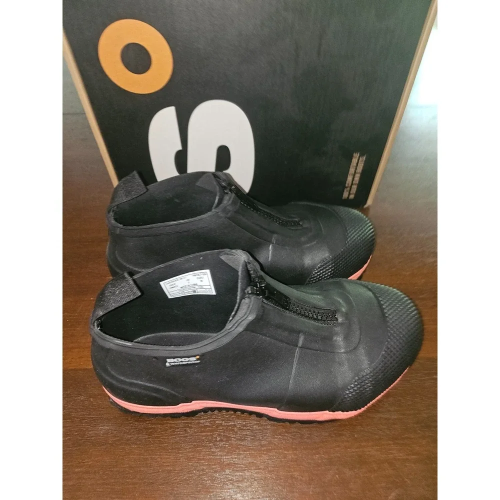 Bogs‎ Boots Overshoe Zip Unisex Mens Size 6 Composite Toe Work Shoe